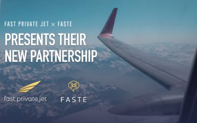 Fast Private Jet and FASTE: The partnership in the name of luxury!